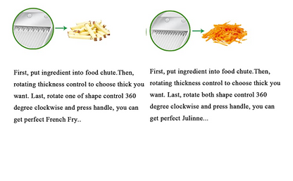 5 in 1 – Adjustable Mandoline Safe Slicer