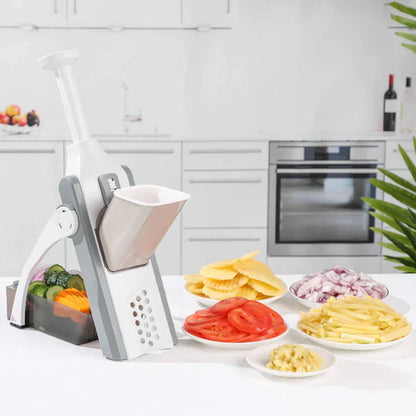 5 in 1 – Adjustable Mandoline Safe Slicer