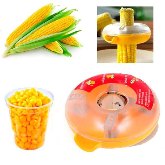 Corn Peeler Tool with Holder for Easy and Mess-Free Corn Kernel Removal