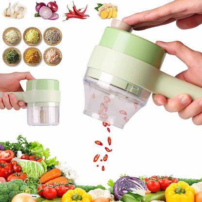 4 in 1 electric handheld cooking hammer vegetable cutter