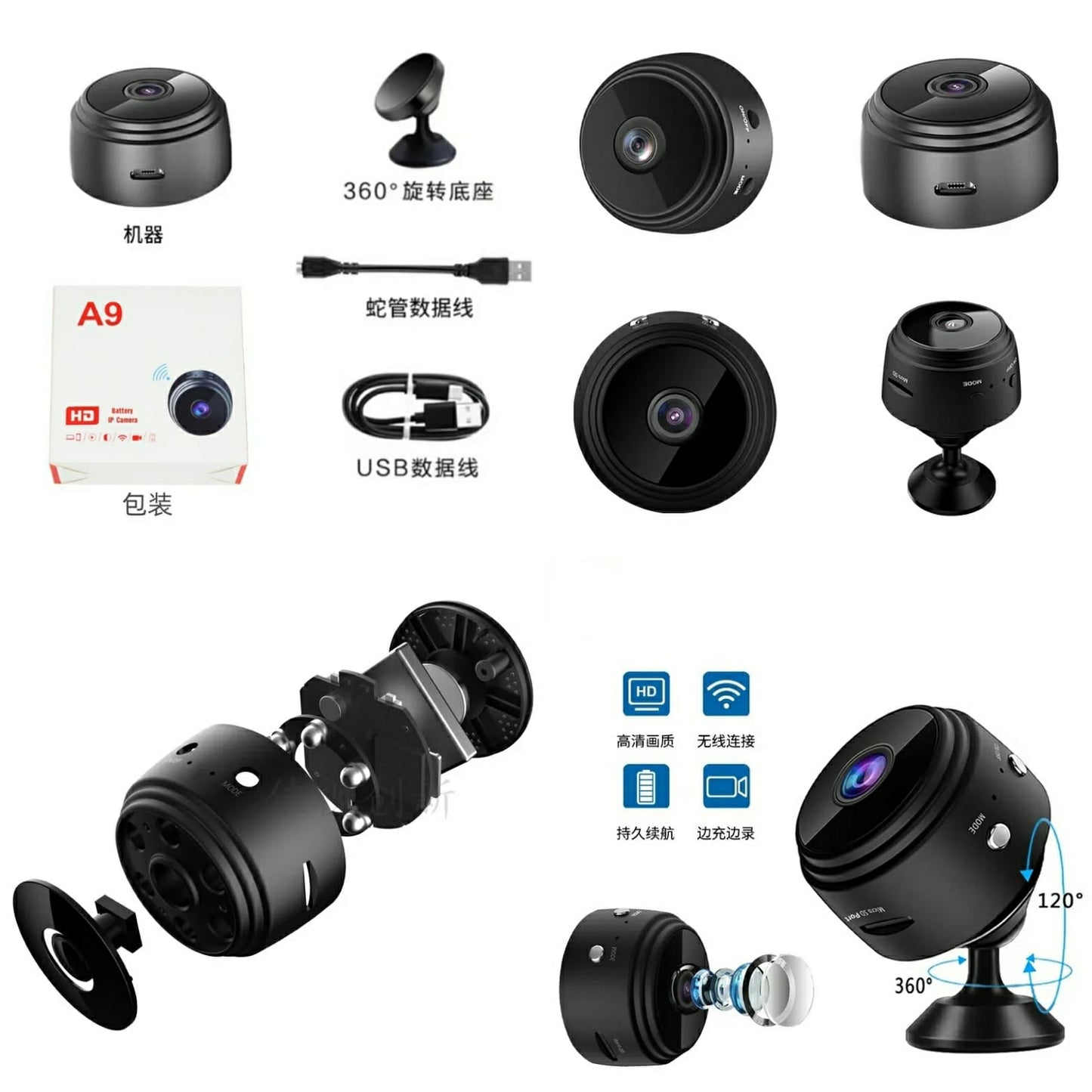 A9 Mini Camera Wifi